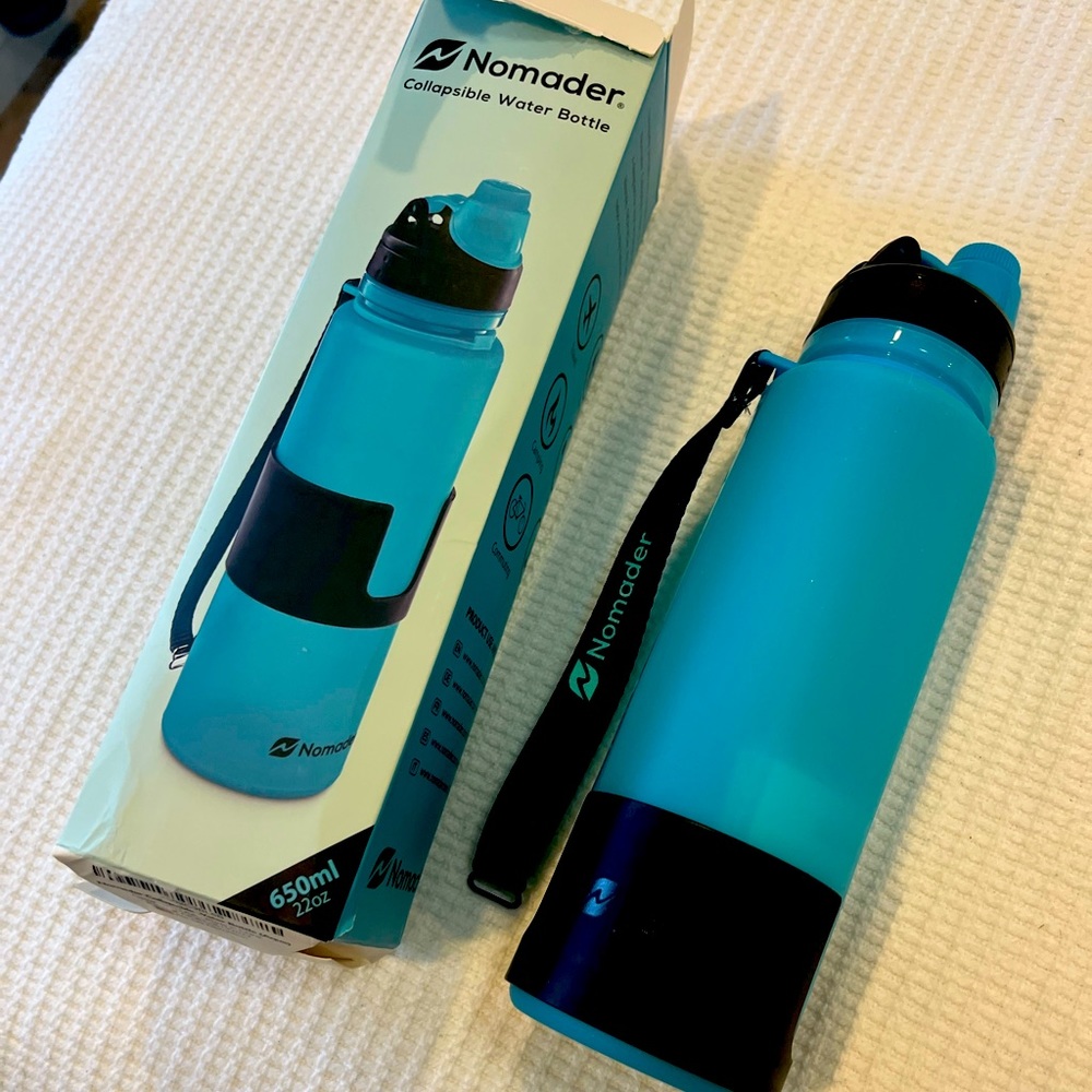Nomader collapsible water bottle: never used